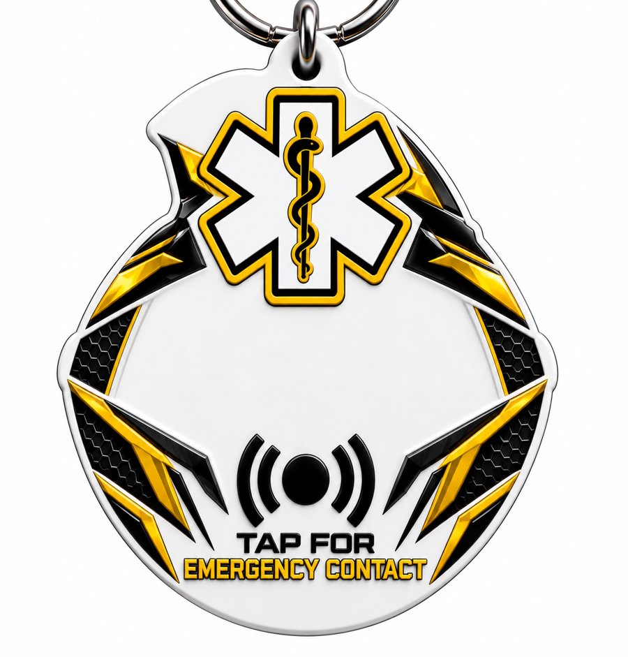 NFC keychain back
