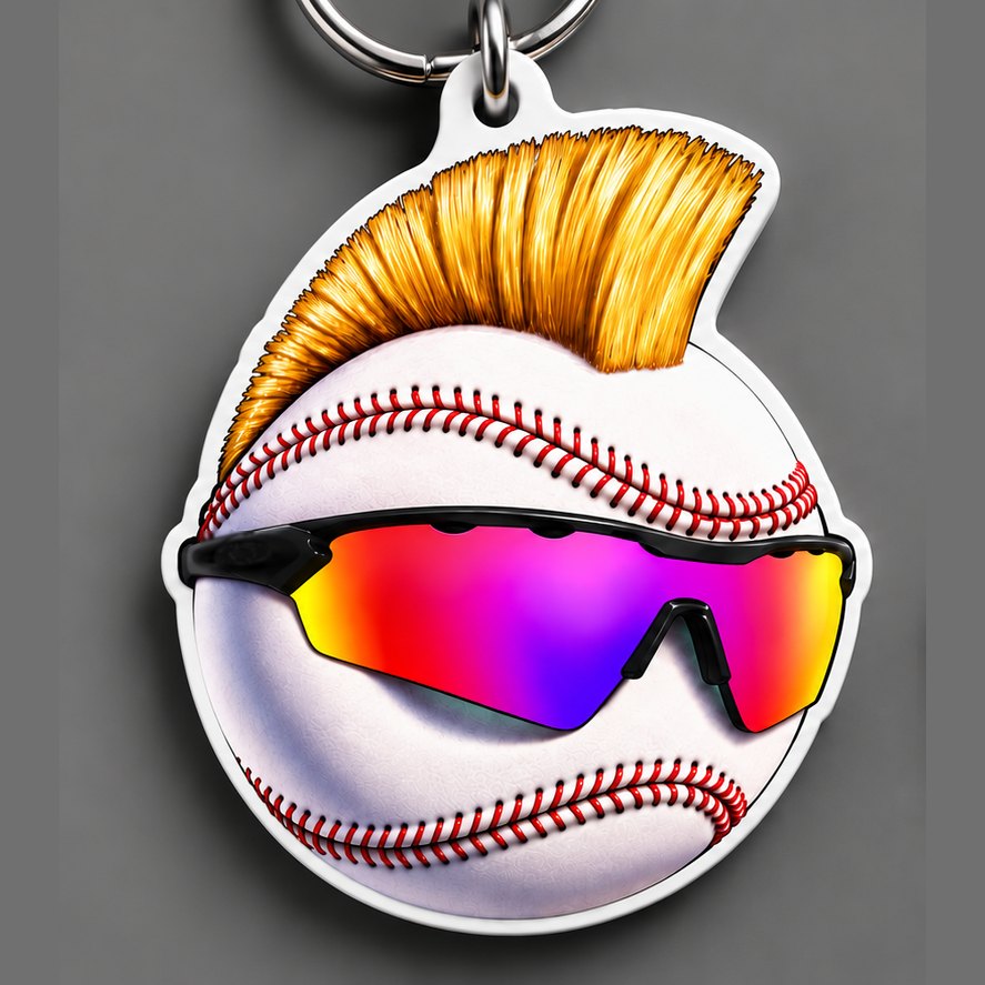 NFC keychain front